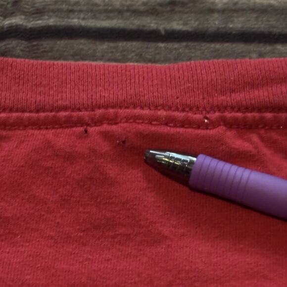 VTG Y2K Alabama Crimson Tide T Shirt Boxy XL Licensed Red Delta Weight NCAA - Picture 8 of 9